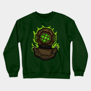 Radioactive diver helmet Crewneck Sweatshirt